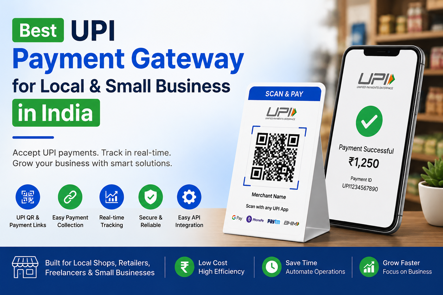 Best UPI Payment Gateway for Local and Small Business in India